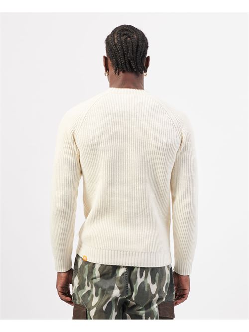 Pull homme Suns en c?te anglaise SUNS | MGS53008UOFF WHITE